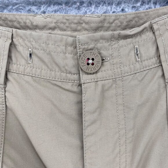 The North Face Pants Womens 10 Horizon II Khaki Convertible Utility Outdoor UPF* - Picture 6 of 16